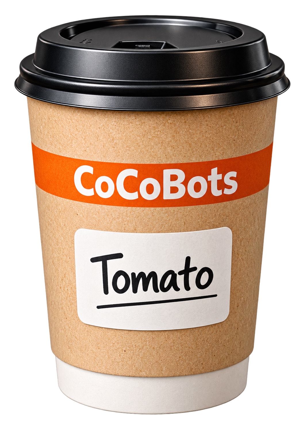 CoCoBots coffee mistakenly labelled Tomato